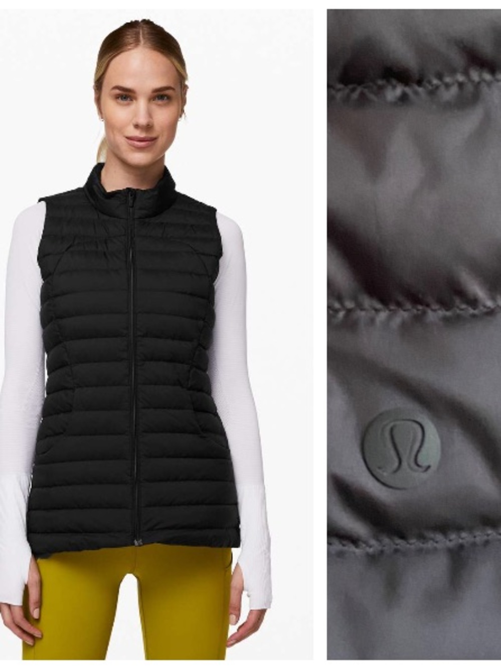 Lululemon Black Pack It Down Puffer Vest 6